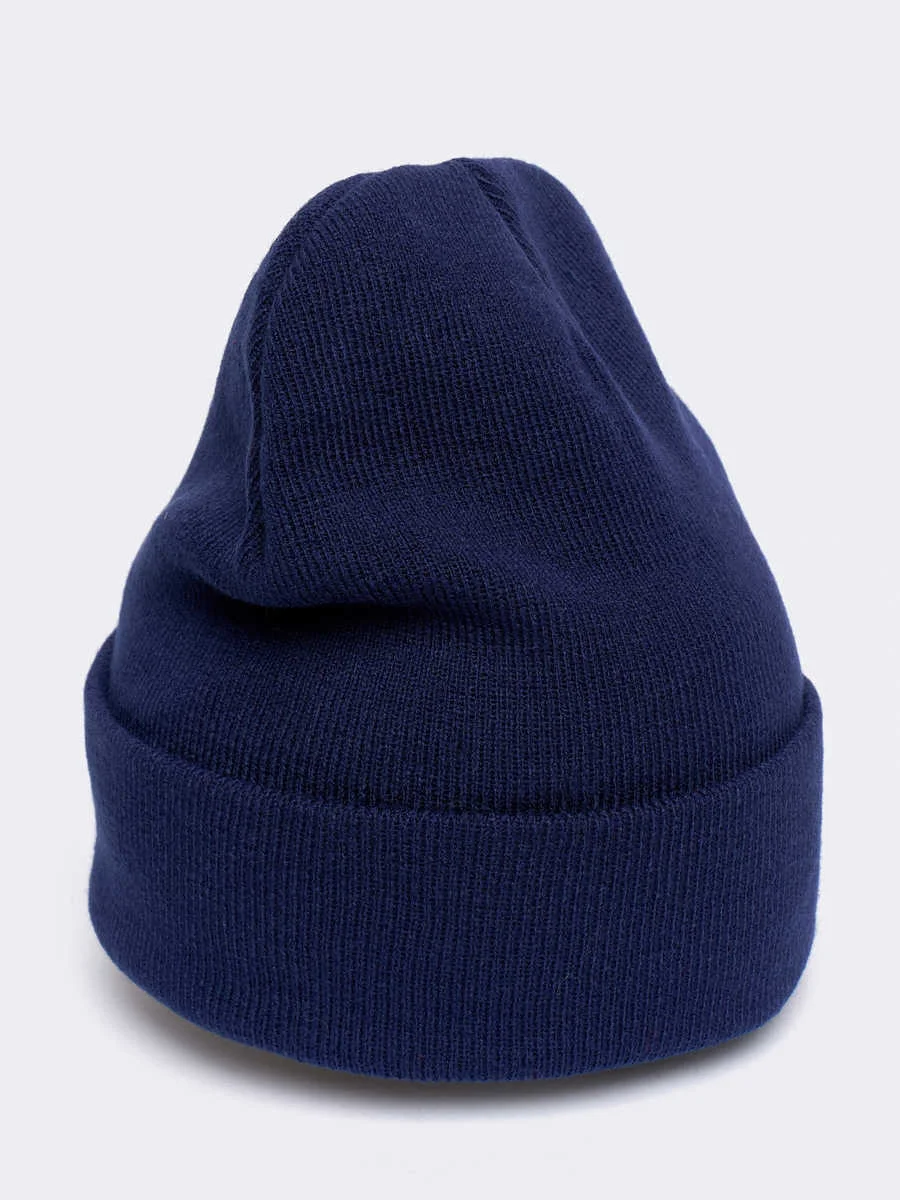 Реальное фото Шапка А&C синяя р.55-58 11396 от магазина Спортев