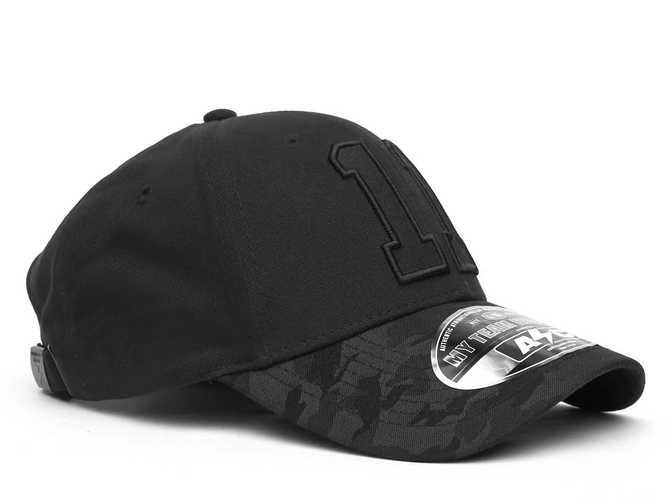 Реальное фото Бейсболка №11 черная р.55-58 20693 от магазина Спортев