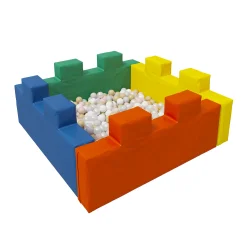 Сухой бассейн Romana «Форт» (стандартный), 300 шариков (Pastel mix) ДМФ-МК-06.15.00 (стандартный)