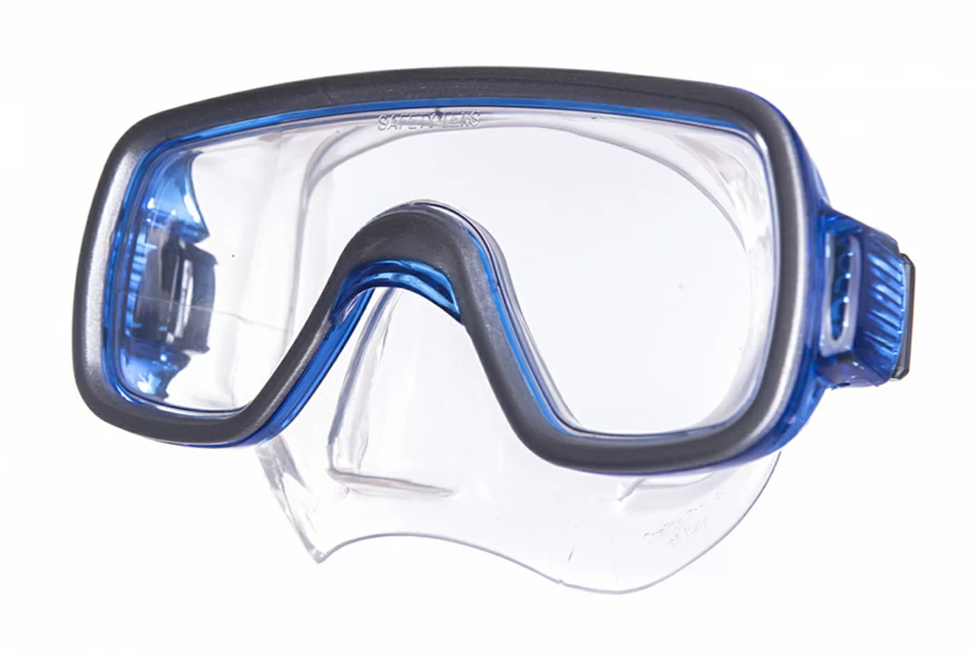 Реальное фото Маска для плавания Salvas Geo Md Mask силикон р. Medium синий CA140S1BYSTH от магазина СпортЕВ