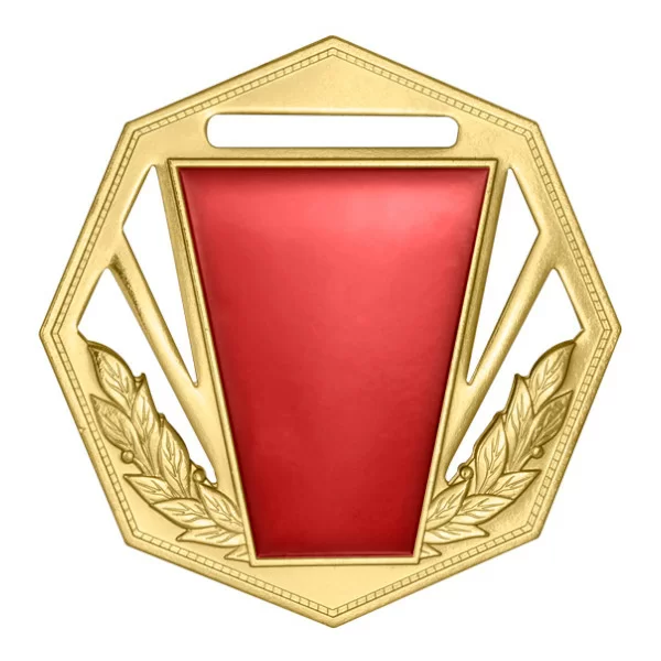 Реальное фото Медаль MZP 305-60/GRD (D-60мм, s-2мм) латунь от магазина СпортЕВ