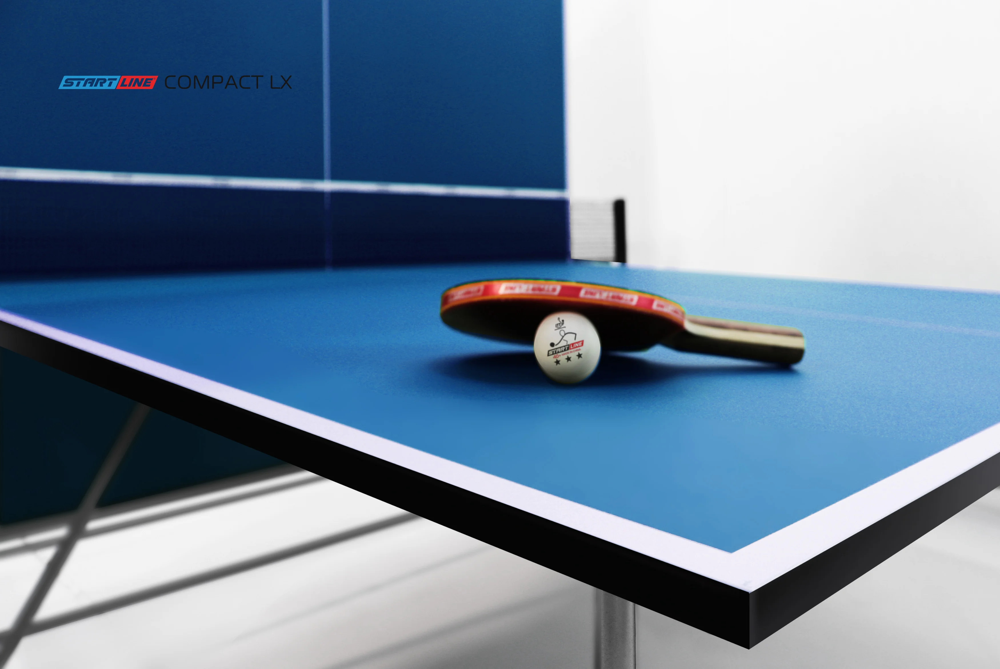 Реальное фото Стол теннисный Compact LX Синий NEW от магазина Спортев