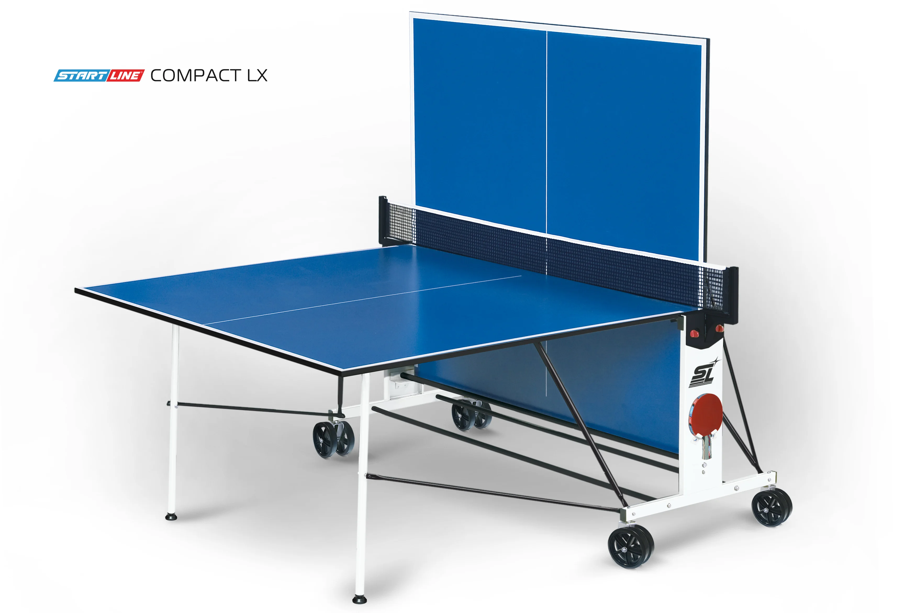 Стол теннисный Compact LX Синий Реальное фото Стол теннисный Compact LX Синий от магазина Спортев