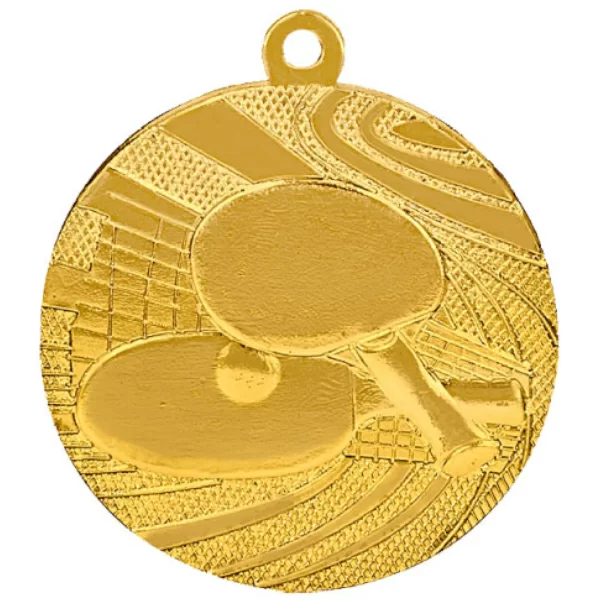 Реальное фото Медаль MMC 1840/G теннис настольный (D-40 мм, s-2 мм) от магазина Спортев
