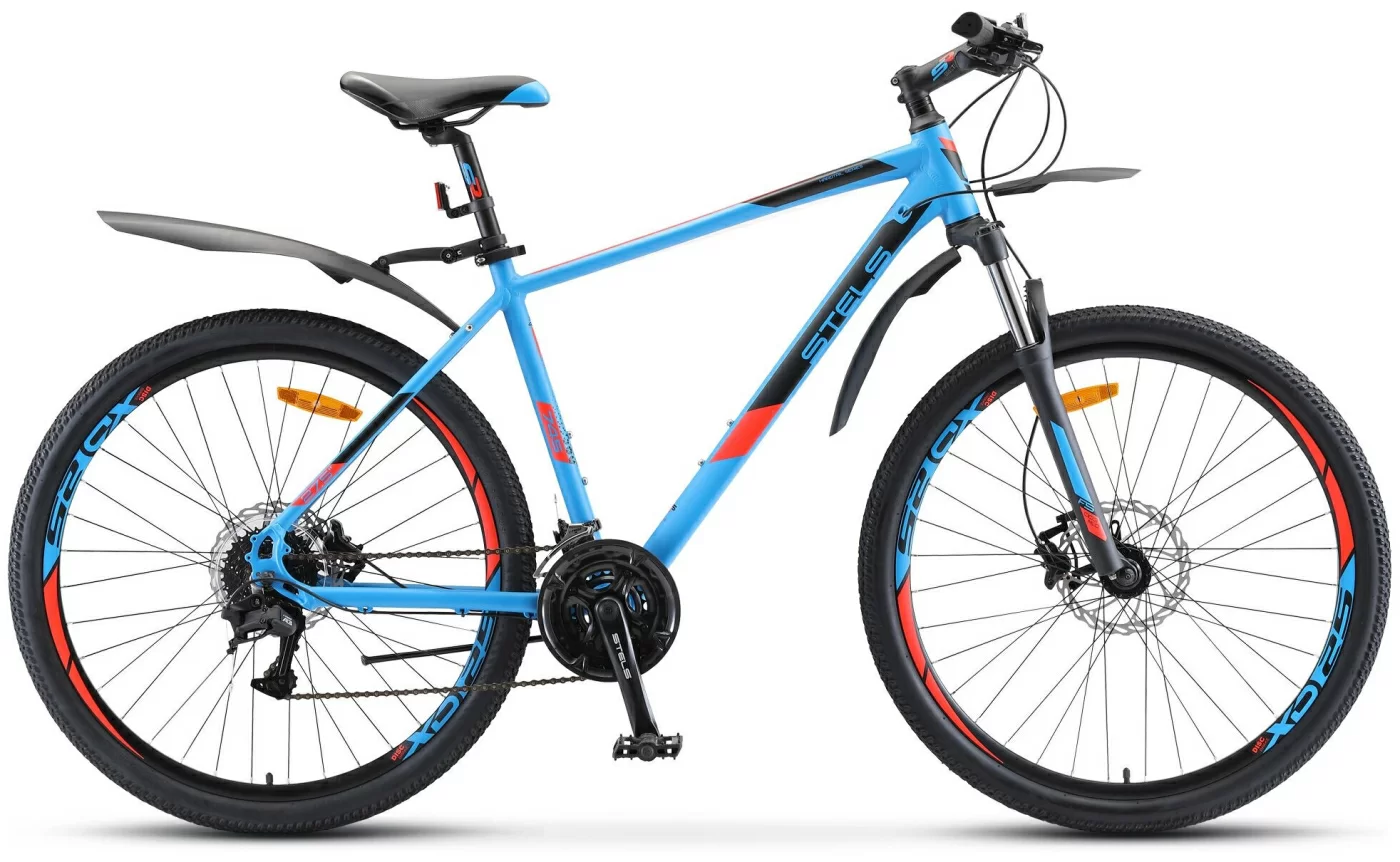 Реальное фото Велосипед Stels Navigator-745 D 27.5" синий F010 от магазина СпортЕВ