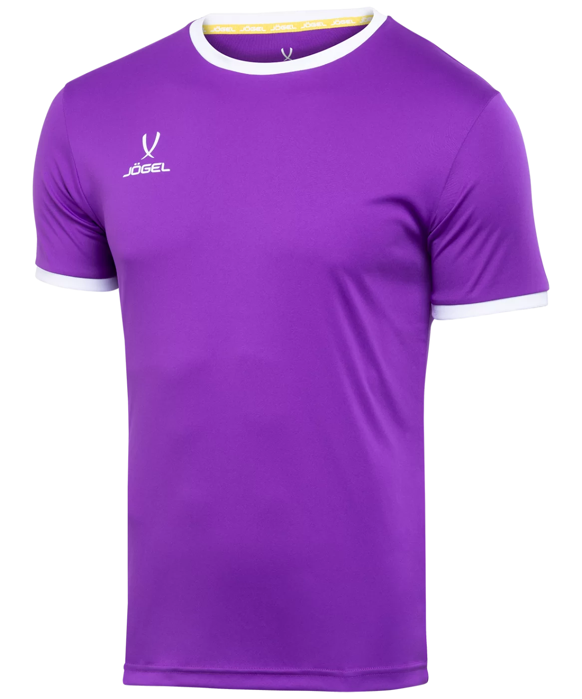 Реальное фото Футболка футбольная CAMP Origin, фиолетовый/белый Jögel от магазина Спортев