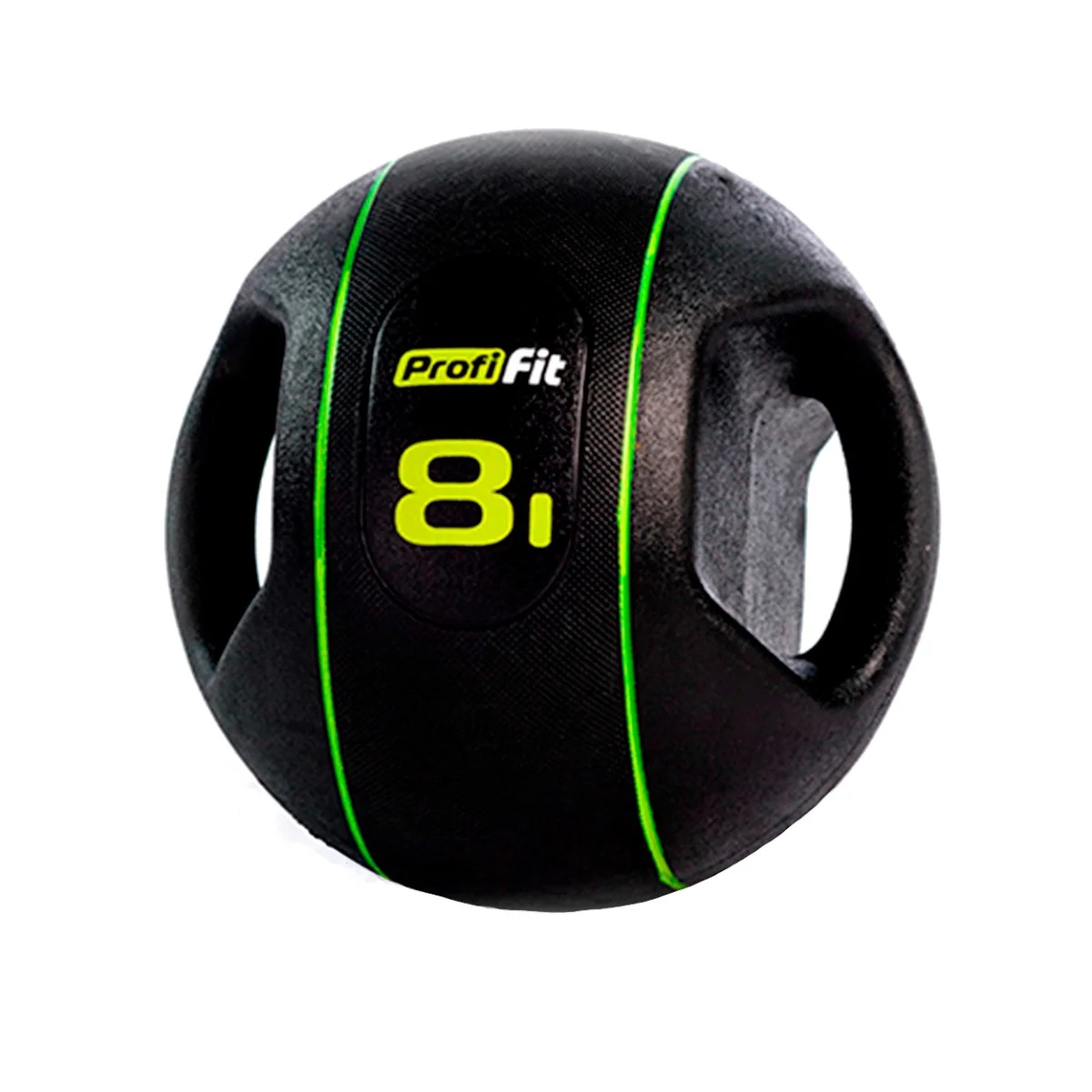 Реальное фото Медицинбол с хватами PROFI-FIT 8 кг от магазина Спортев