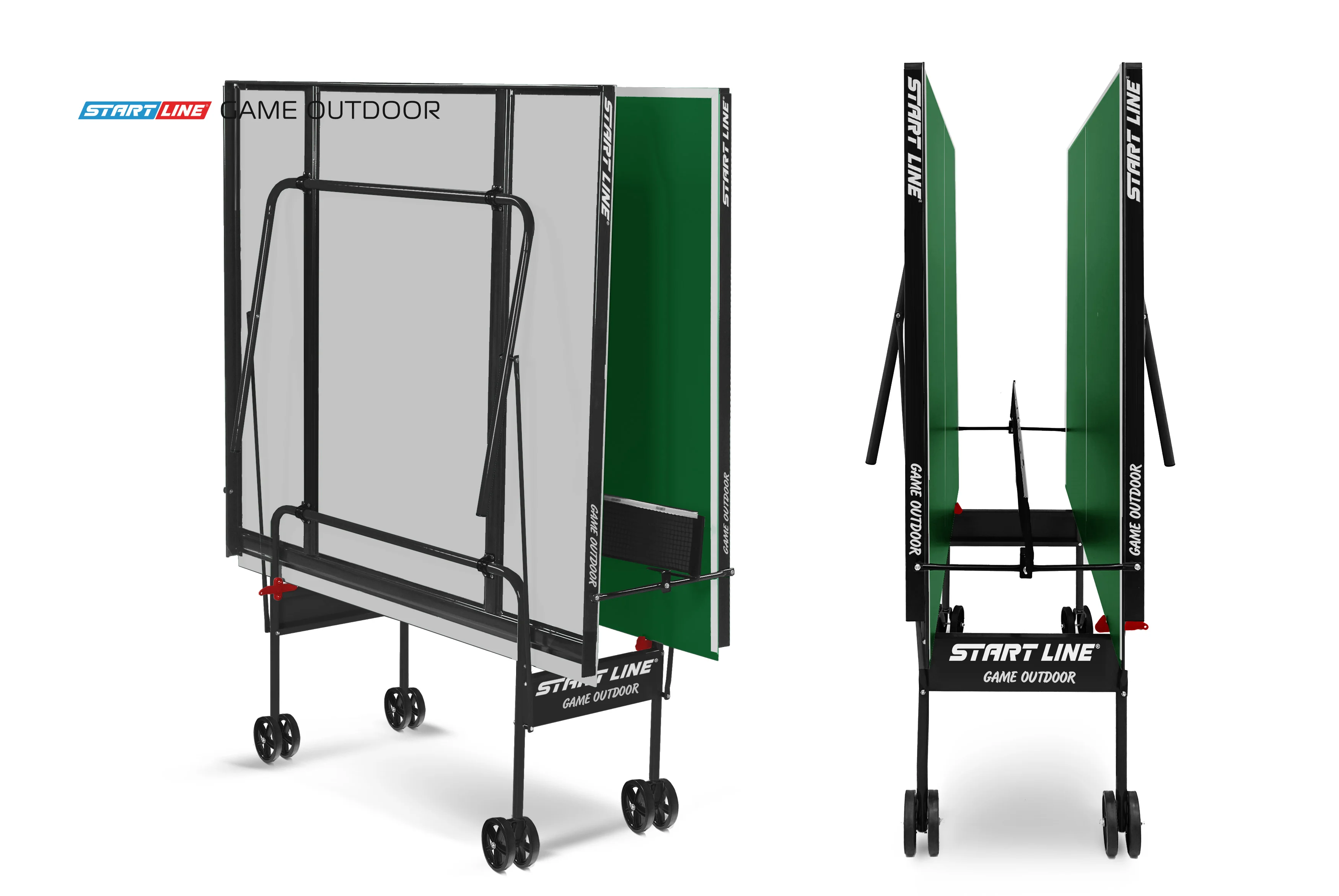 Реальное фото Стол теннисный Game Всепогодный с сеткой Зелёный от магазина Спортев