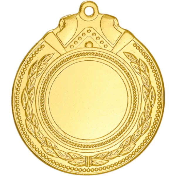 Реальное фото Медаль MZ 14-50/G (D-50 мм, D-25 мм, s-2 мм) от магазина Спортев