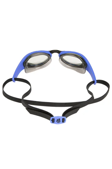 Реальное фото Очки для плавания Mad Wave Razor синий M0427 01 0 04W от магазина Спортев