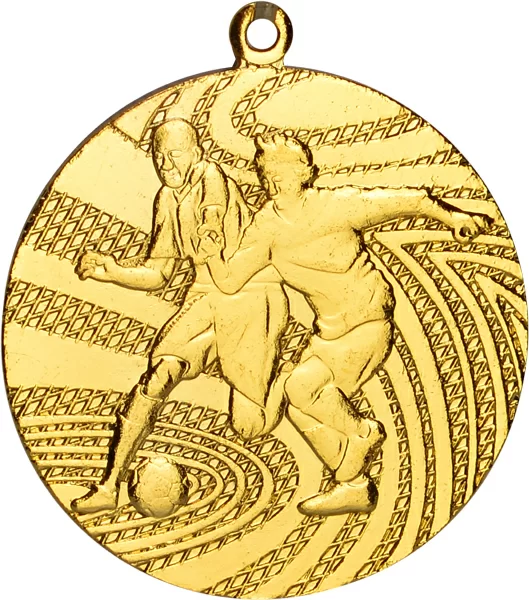 Реальное фото Медаль MMC 1340/G футбол (D-40 мм, s-1,5 мм) от магазина Спортев