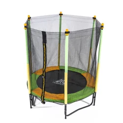 Батут DFC JUMP KIDS 55" зел/желт, сетка (137см) 55INCH-JD-GY