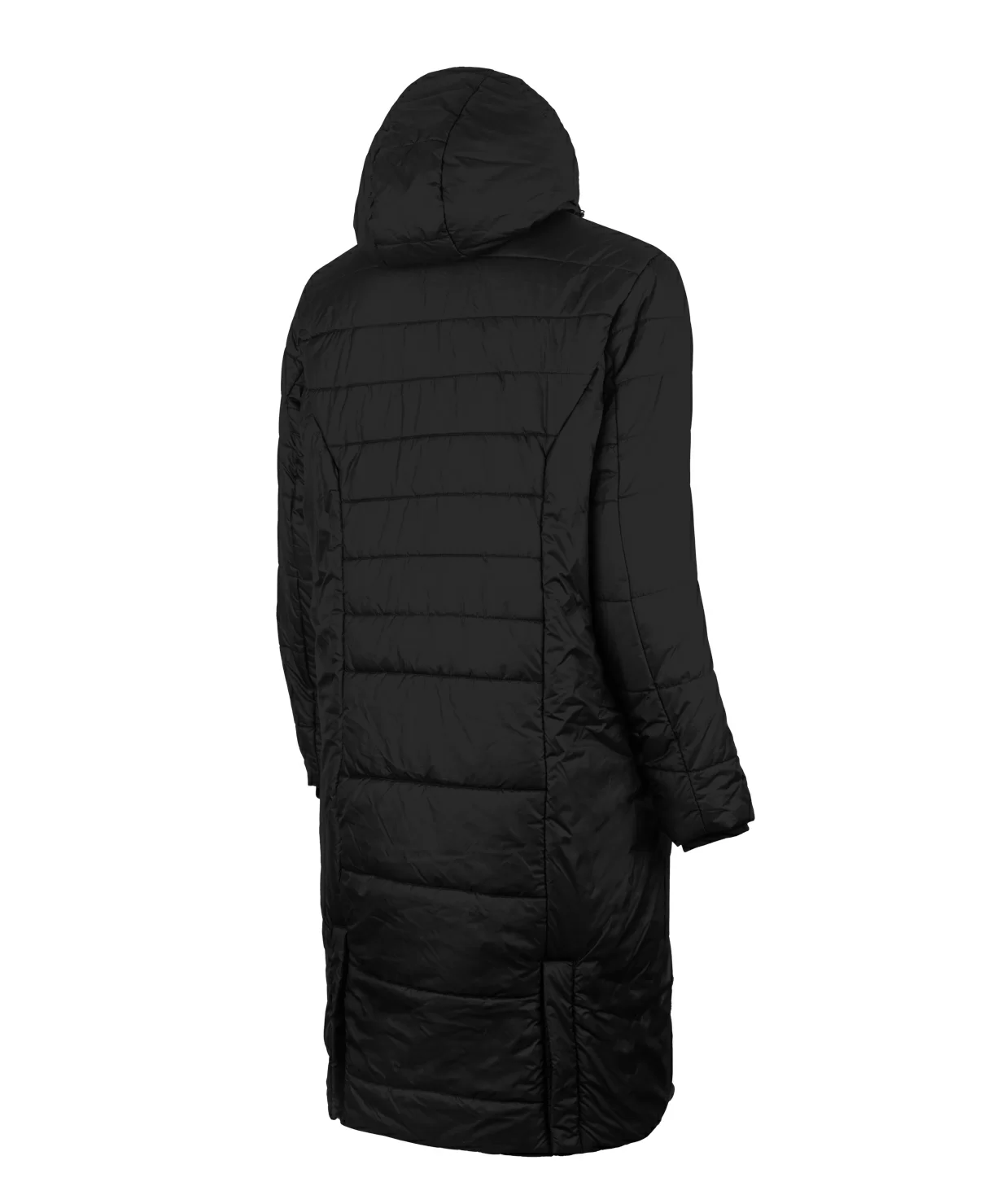 Реальное фото Пальто утепленное ESSENTIAL Long Padded Jacket, черный Jögel от магазина Спортев