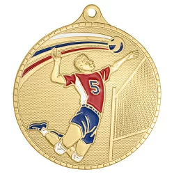 Медаль MZP 394-55/G волейбол (D-55мм, s-2,5мм) латунь