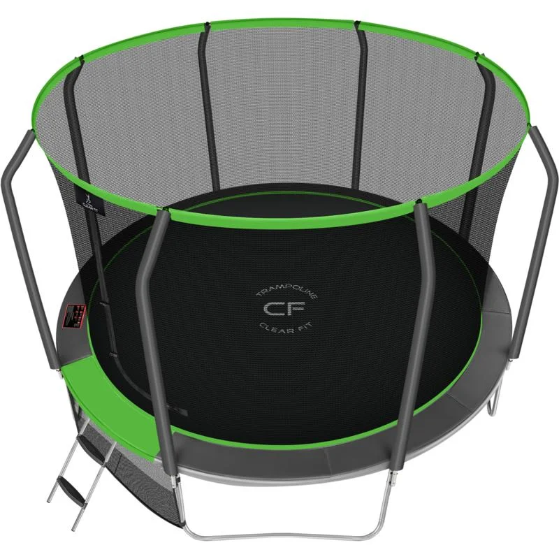 Реальное фото Каркасный батут Clear Fit GreenHop 14Ft от магазина Спортев