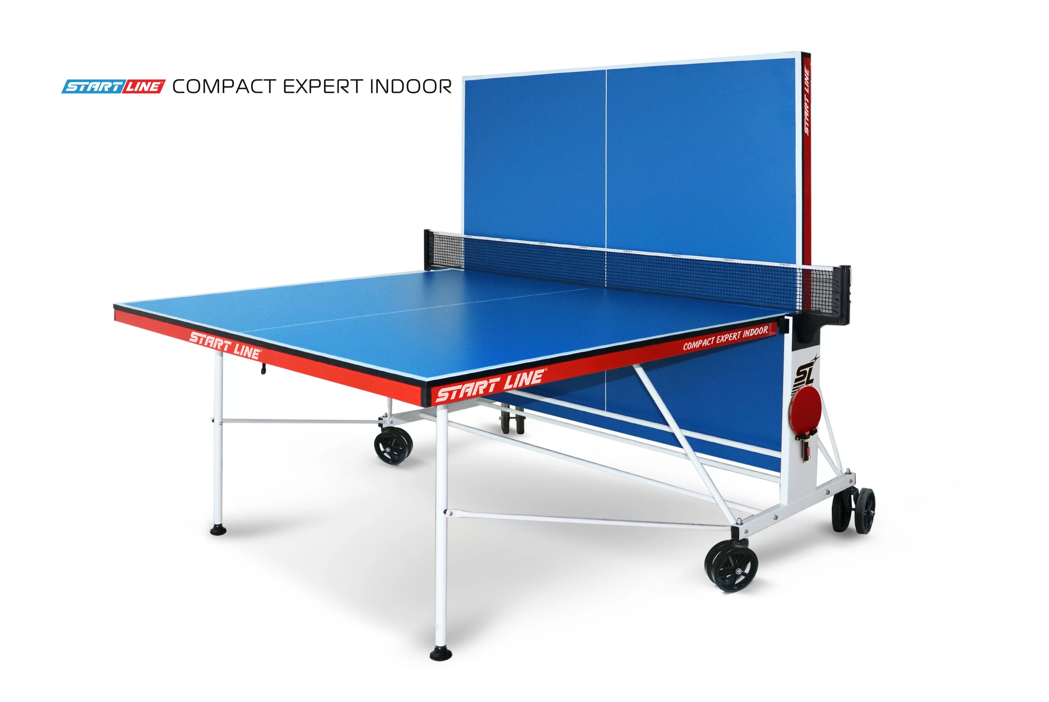 Реальное фото Теннисный стол Start Line Compact Expert Indoor blue от магазина СпортЕВ