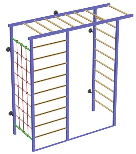 Реальное фото Детский спорт.комплекс мини-П2 160 пристенный от магазина Спортев