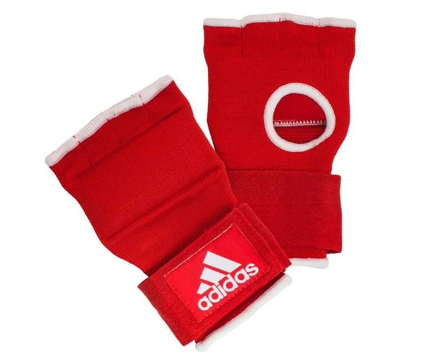 Реальное фото Перчатки внутренние Adidas Super Inner Gloves красн/белые S adiBP02 от магазина СпортЕВ