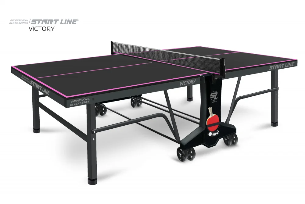 Стол теннисный VICTORY Black Реальное фото Стол теннисный VICTORY Black от магазина Спортев
