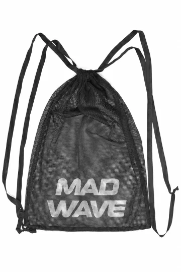 Реальное фото Рюкзак-мешок Mad Wave Dry Mesh Bag 45*38 cm Black M1118 01 1 01W от магазина СпортЕВ