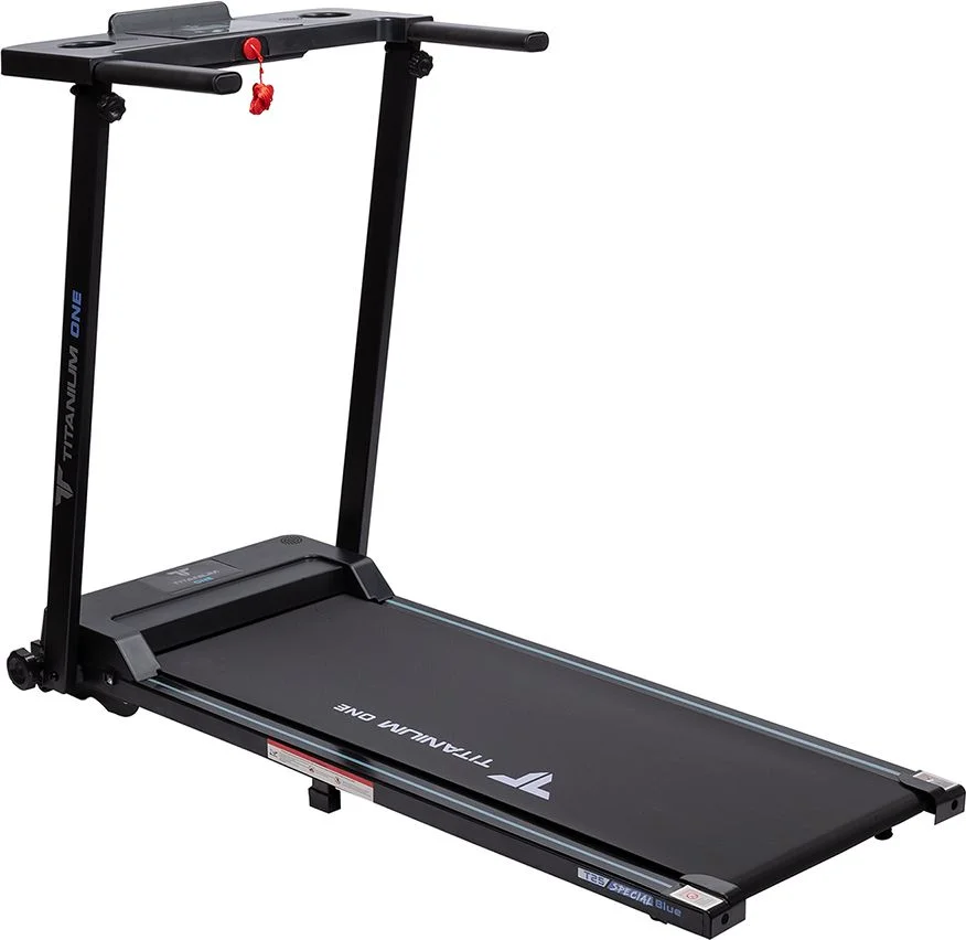 Реальное фото Беговая дорожка Titanium One T25 Special Blue от магазина Спортев