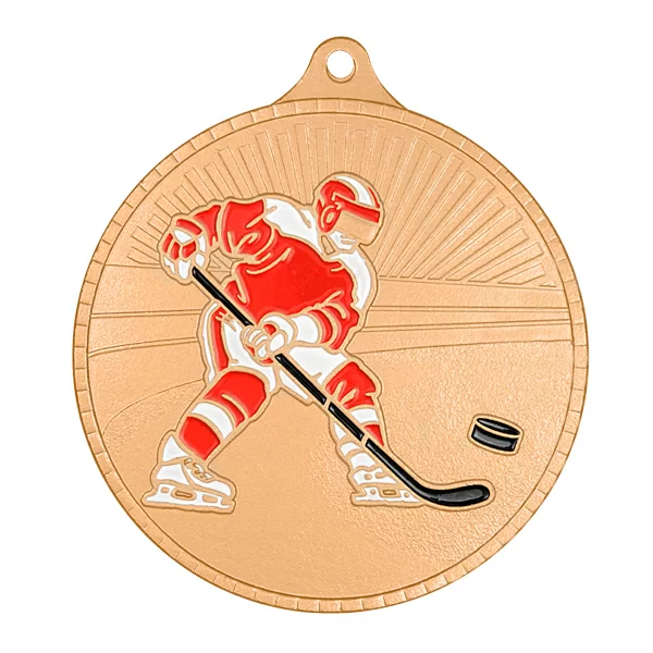 Реальное фото Медаль MZP 583-60/В хоккей (D-60мм, s-2 мм) сталь от магазина СпортЕВ