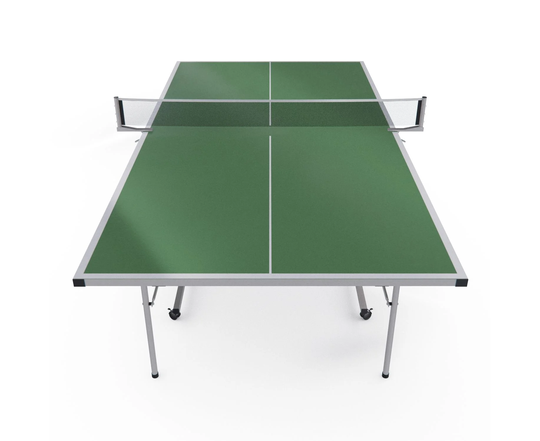 Реальное фото Теннисный стол DFC TORNADO, 4 мм, зеленый, с сеткой S600G от магазина Спортев