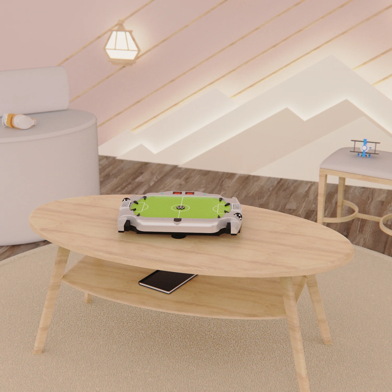 Реальное фото Игровой стол - футбол DFC SB-ST-2512 от магазина Спортев