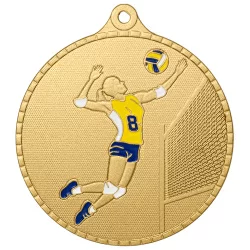 Медаль MZP 623-55/G волейбол женский (D-55мм, s-2 мм)
