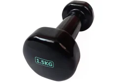 Гантель виниловая 1.5 кг HKDB115-1.5 черный 10021902