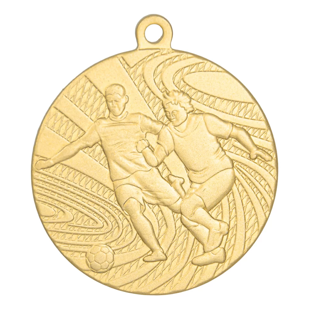 Реальное фото Медаль MMC 1340/GM футбол (D-40мм, s-2мм) от магазина Спортев