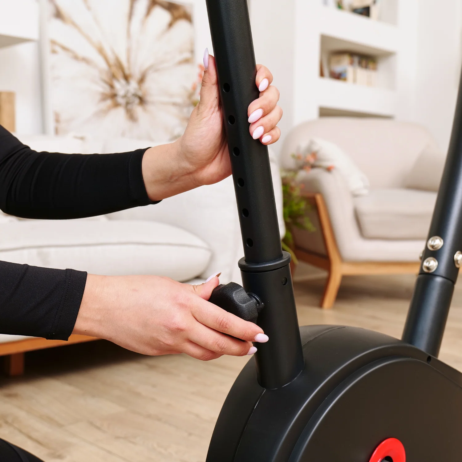 Реальное фото Велотренажер DFC B-300 PRO от магазина Спортев