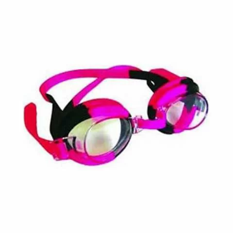 Реальное фото Очки для плавания Atemi S303 детские PVC/силикон черно-розовые от магазина СпортЕВ