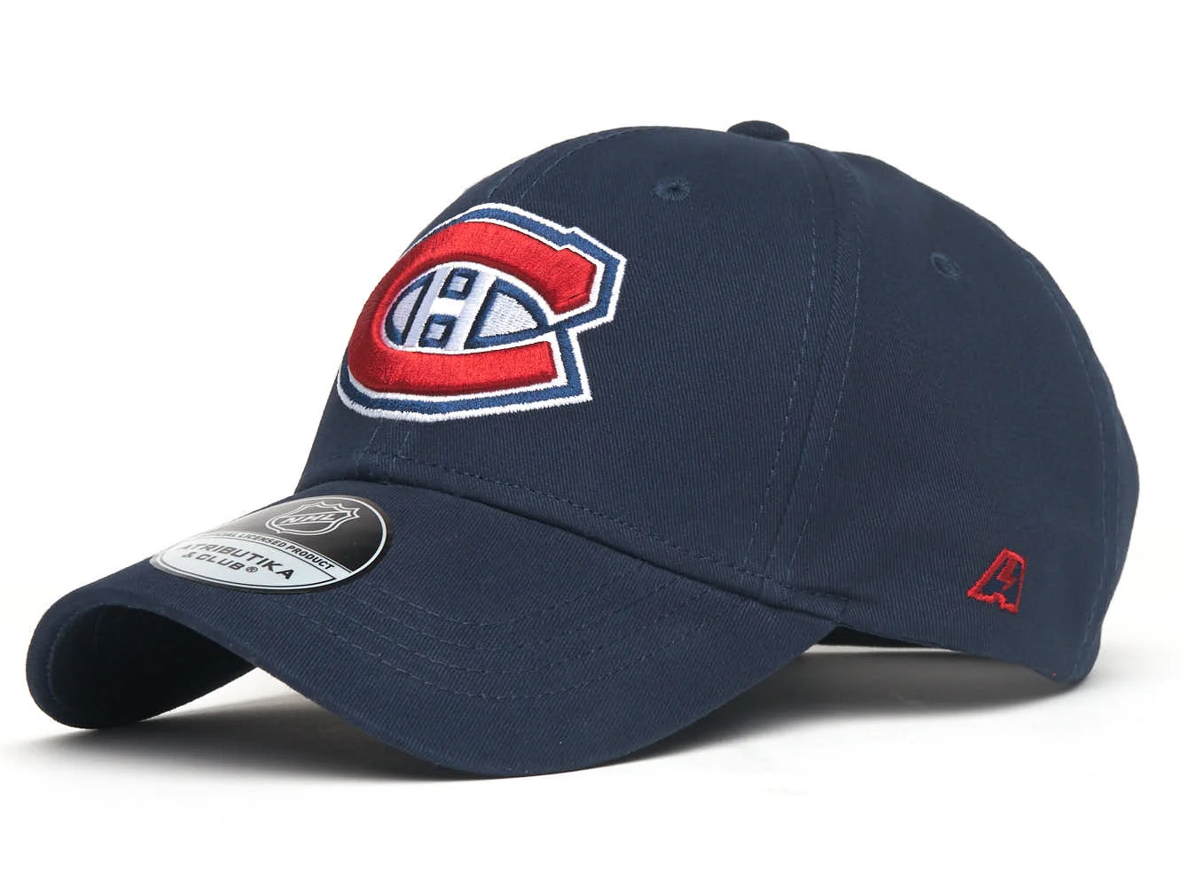 Реальное фото Бейсболка Montrеal Canadiens синяя р.55-58 29093 от магазина Спортев