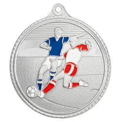 Медаль MZP 385-55/S футбол (D-55мм, s- 2,5мм) нейзильбер