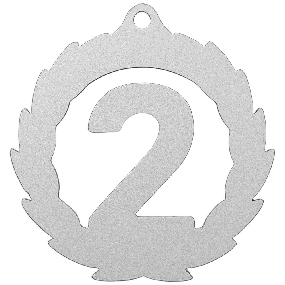 Реальное фото Медаль MZP 901-60/SM 2 место (D-60мм, s-2 мм) от магазина СпортЕВ