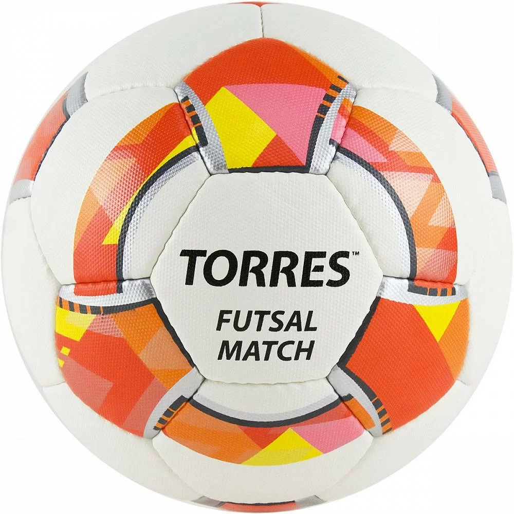 Мяч футзальный Torres Futsal Match №4 32 панели PU бело-красный FS32064 Реальное фото Мяч футзальный Torres Futsal Match №4 32 панели PU бело-красный FS32064 от магазина Спортев