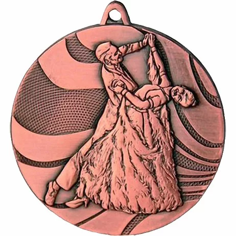 Реальное фото Медаль MMC 2850/В спортивно-бальные танцы (D-50 мм, s-2,5 мм) от магазина Спортев