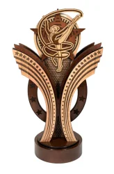 Приз DR 01020 B художественная гимнастика (дерево, 420x240x130 мм)