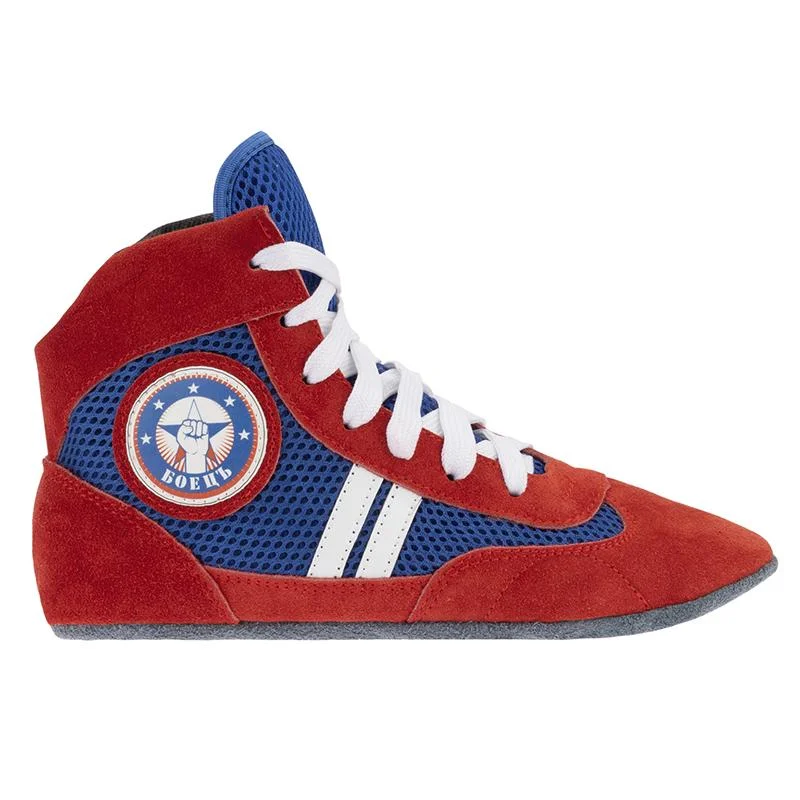 Реальное фото Самбовки Боецъ БНЗ-05КС красный/синий от магазина Спортев