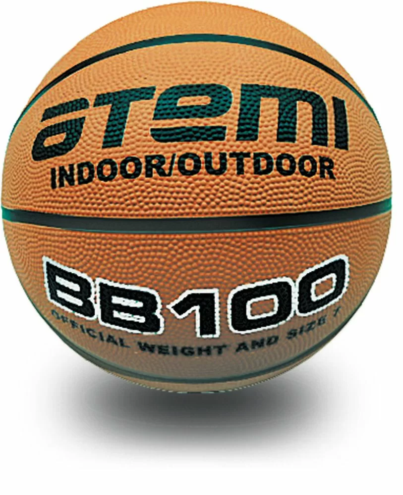 Реальное фото Мяч баскетбольный Atemi BB100 размер №5 резина 101330 от магазина СпортЕВ