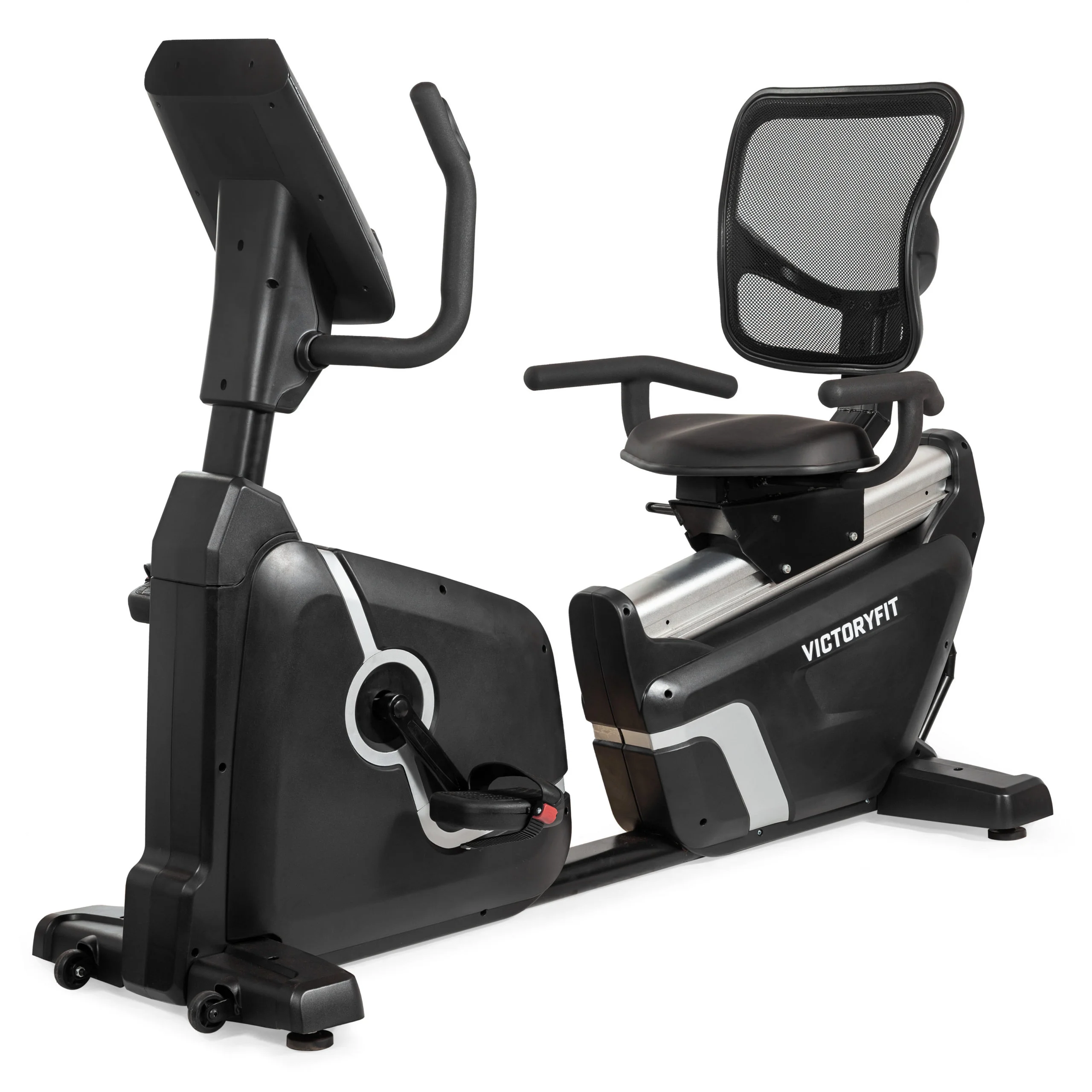 Реальное фото Велотренажер горизонтальный VictoryFit VF-D006 от магазина Спортев