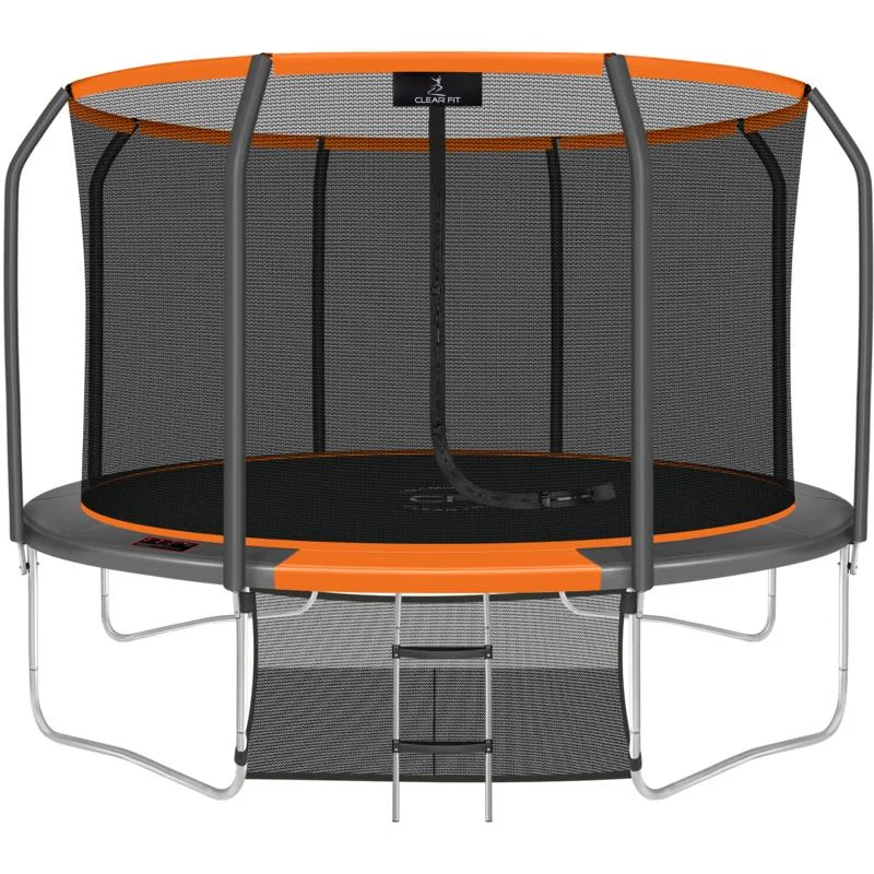 Реальное фото Каркасный батут Clear Fit OrangeHop 14Ft от магазина Спортев