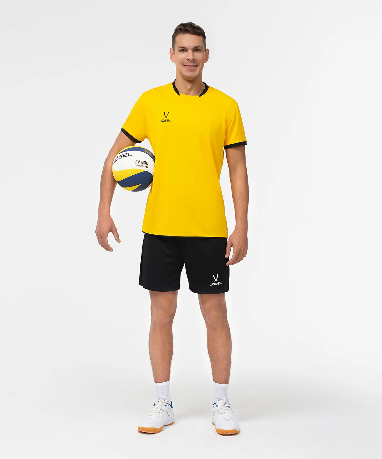 Реальное фото Футболка волейбольная Camp, желтый Jögel от магазина СпортЕВ