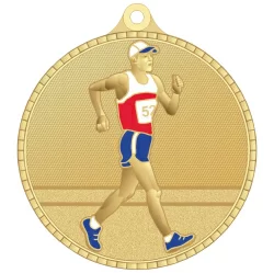 Медаль MZP 618-55/G спортивная ходьба (D-55мм, s-2 мм)