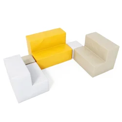 Набор мягкой мебели для детского сада Romana "3 элемента" (pastel) ДМФ-МК-05.27.00 (pastel)