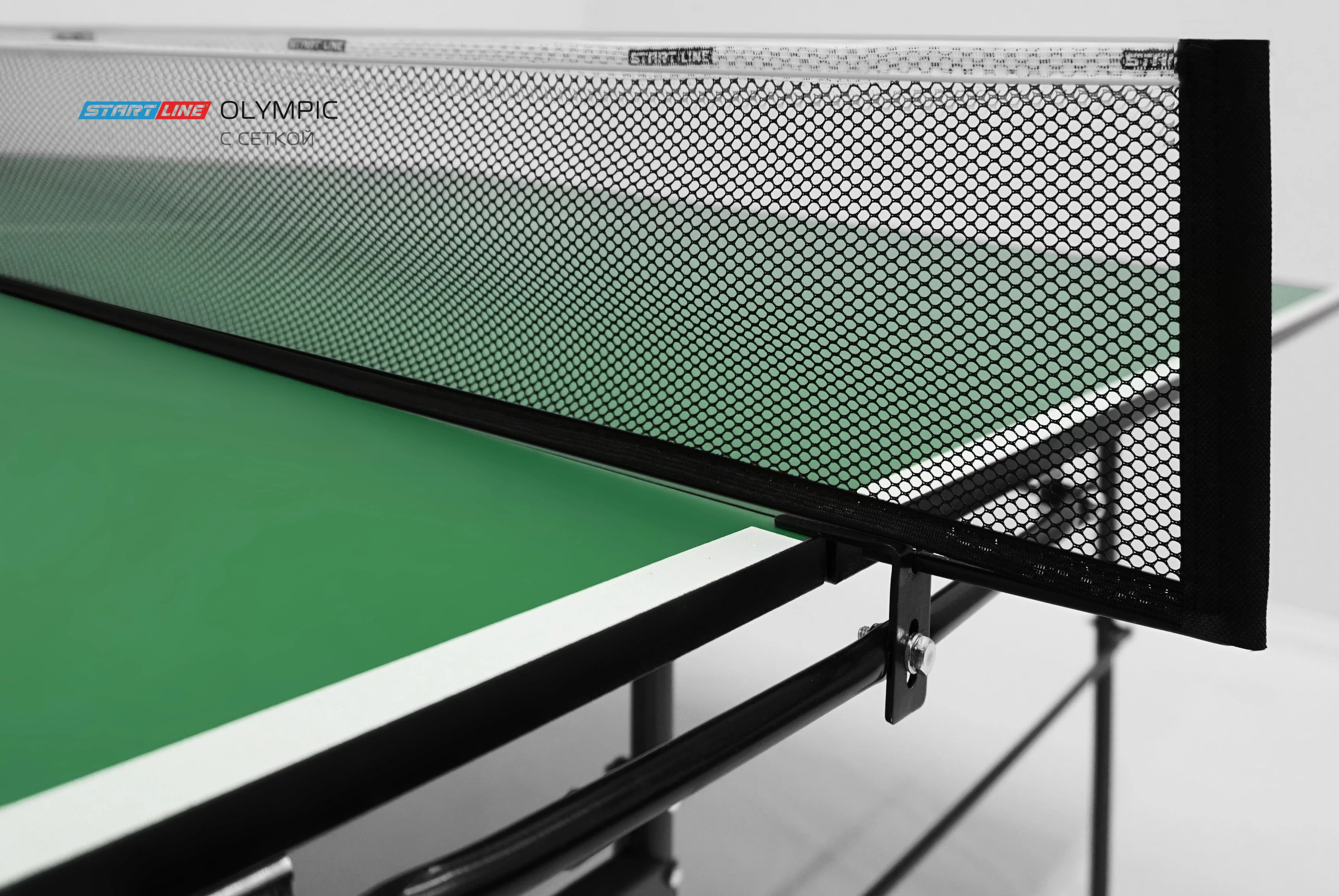 Реальное фото Теннисный стол Start Line Olympic с сеткой с комплектом 6021-1 от магазина СпортЕВ