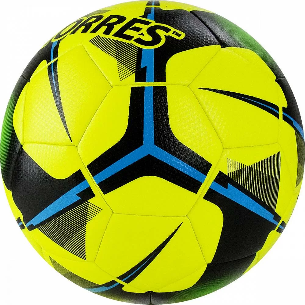 Реальное фото Мяч футзальный Torres Futsal Striker №4 30 п. желтый FS321014 от магазина Спортев