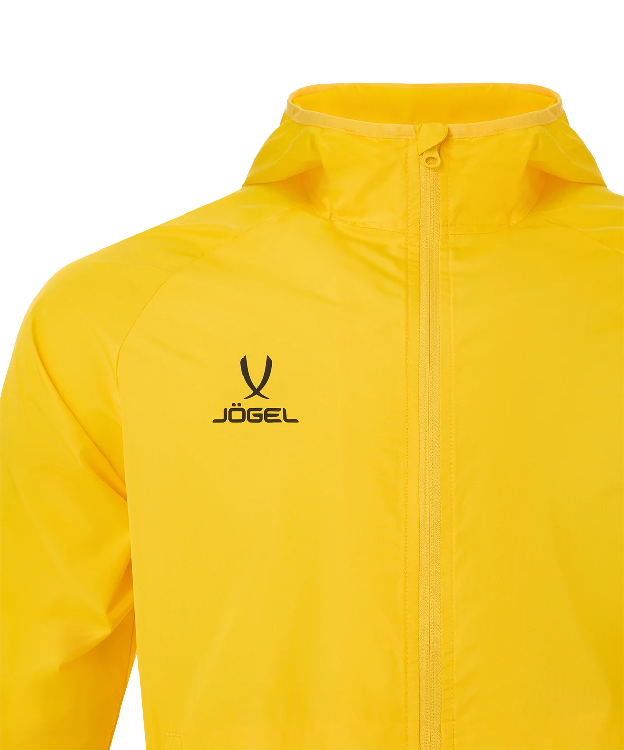 Реальное фото Куртка ветрозащитная JÖGEL CAMP Rain Jacket, желтый от магазина Спортев