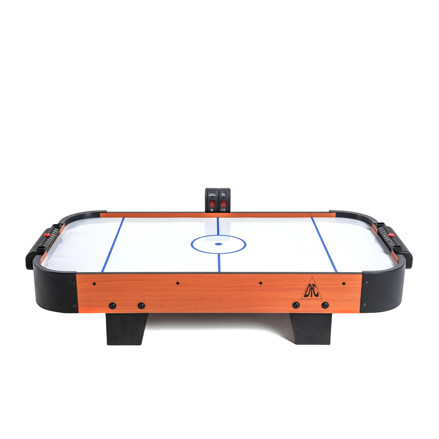 Реальное фото Игровой стол - аэрохоккей DFC LION PRO эл.счетчик HM-AT-36004 от магазина Спортев